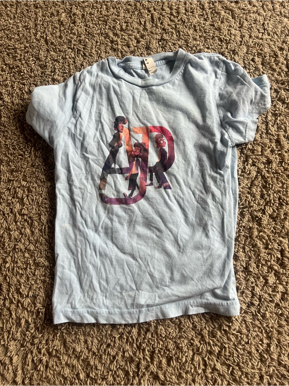 Light Blue Kids Graphic Tee AJR Band